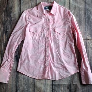 Tops - Medium Western Cowgirl Pink Top Tops - Medium Western Cowgirl Pink Top